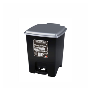 Lixeira com Pedal Retangular Uninjet 14L